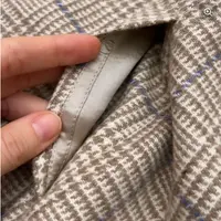 Люксовая обработка кармана в боковом шве брюк