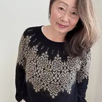 Джемпер с жаккардом на круглой кокетке Renaissance