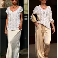 Мастер-класс по вязанию топа и футболки Колетт