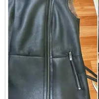 Вшиваем молнию в дубленку + изготовление кожаной бейки