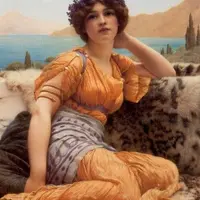 Пишем картины маслом: "Кувшинки" John William Godward