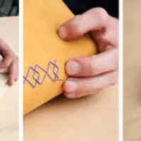 Техника переплета: открытая строчка