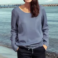 Блузка с регулируемой кулиской №116