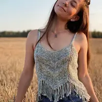 Топ с бахромой Бохо