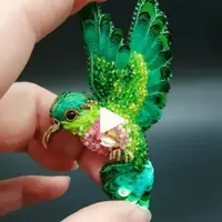 Брошь Колибри