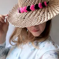 Петельчатое плетение. Шляпки