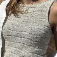 Летняя майка спицами Tide Loop