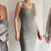Стильное вязаное платье Twig Dress Light