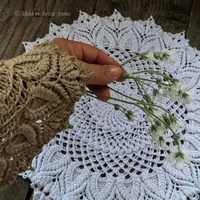 Совместное вязание салфетки Селена