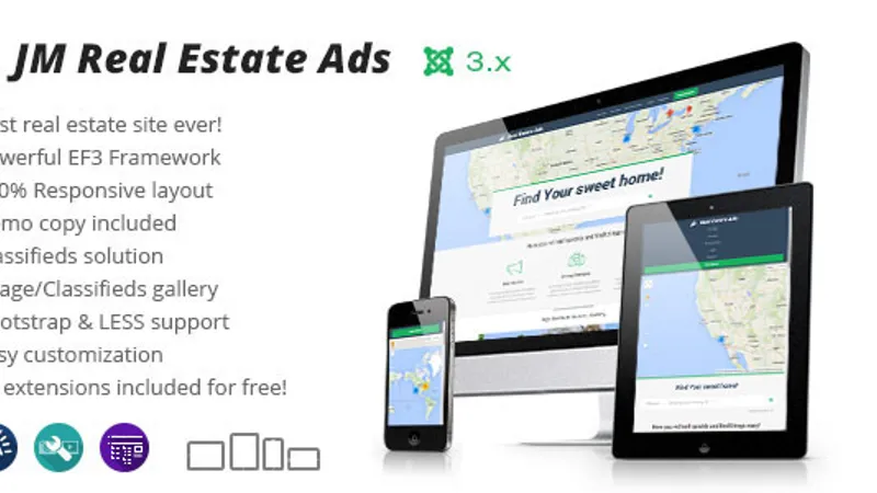 Real Estate Classifieds - красивая тема по недвижимости