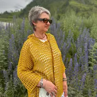 Туника-сетка крючком