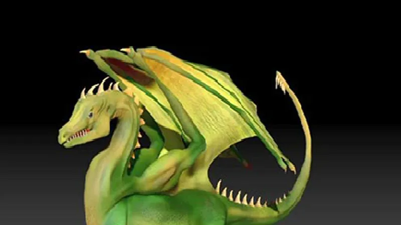 Обучающий тренинг по ZBrush. Создание фантастического дракона