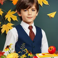 Фотошаблон "Здравствуй, школа!" №16