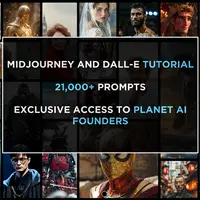 MidJourney & DALL-E Tutorial + 21,000 prompts