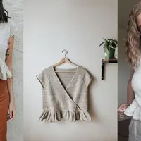 Топ с запахом Desert Bloom