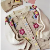 Кардиган с вышивкой Цветы