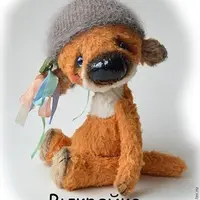 Выкройки тедди: лисенок Лори, ежик и мишка