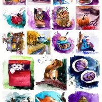 Уютные скетчи