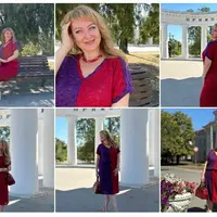 Платье Ягодное