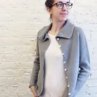 Кардиган с высоким воротом Top-Down Turtleneck