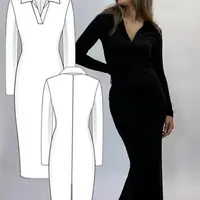 Платье Джерси