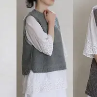 Жилет оверсайз сверху UraUe Plain