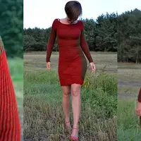 Платье в технике бриошь спицами Pick your side