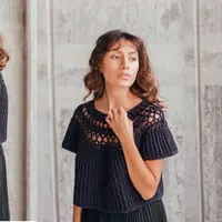 Вязаный крючком топ Elara