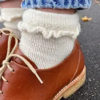 Вязаные носочки Ruffle Socks