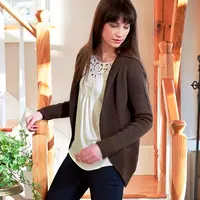 Жакет с открытыми полочками Boothbay