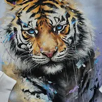 Роспись по ткани: Лиса, тигр и бонусные уроки