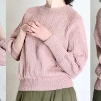 Пуловер реглан сверху Honoka