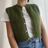 Летний жилет спицами Vilma top