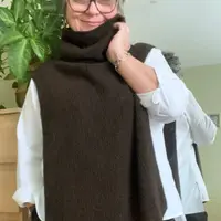 Шапочка Черника и жилет-манишка