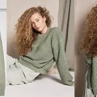 Ажурный сетчатый джемпер June