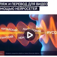 Дубляж и перевод для видео с помощью нейросетей
