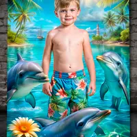 Фотошаблоны Дельфины