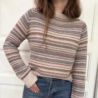 Полосатый пуловер реглан Randig