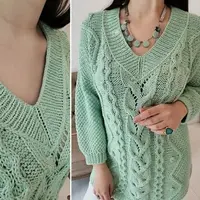 Пуловер Мятная мечта