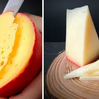 Два сыра: российский и простой полутвердый