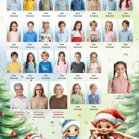 Новогодняя виньетка для детского сада