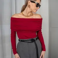 Лонгслив из трикотажа Mina H. Размер 42-52. Рост 168-172