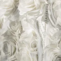 Платье Белая роза