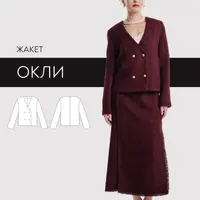 Жакет Окли. Размер 40-52. Рост 164