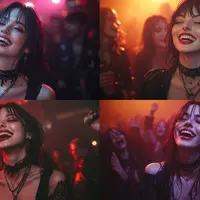 Промпты Midjourney для создания изображений готических красавиц