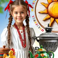 Набор коллажей Масленица