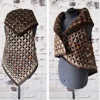 Жилет в технике ажурная мозаика