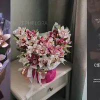 Орхидея цимбидиум из зефира без молдов