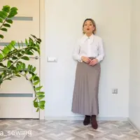 Юбка со складками