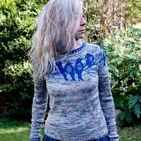 Вязаный жаккардовый пуловер Birdsong